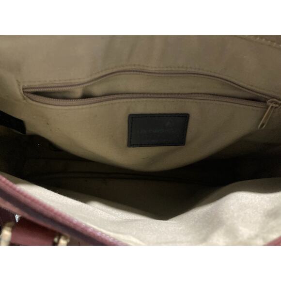 Vintage Liz Claiborne Leather Shoulder/tote hand, bag - Picture 5 of 7